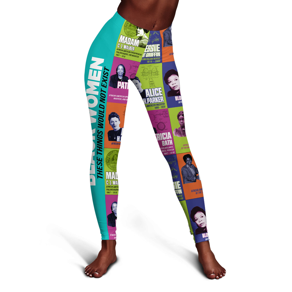 Black Woman Leggings