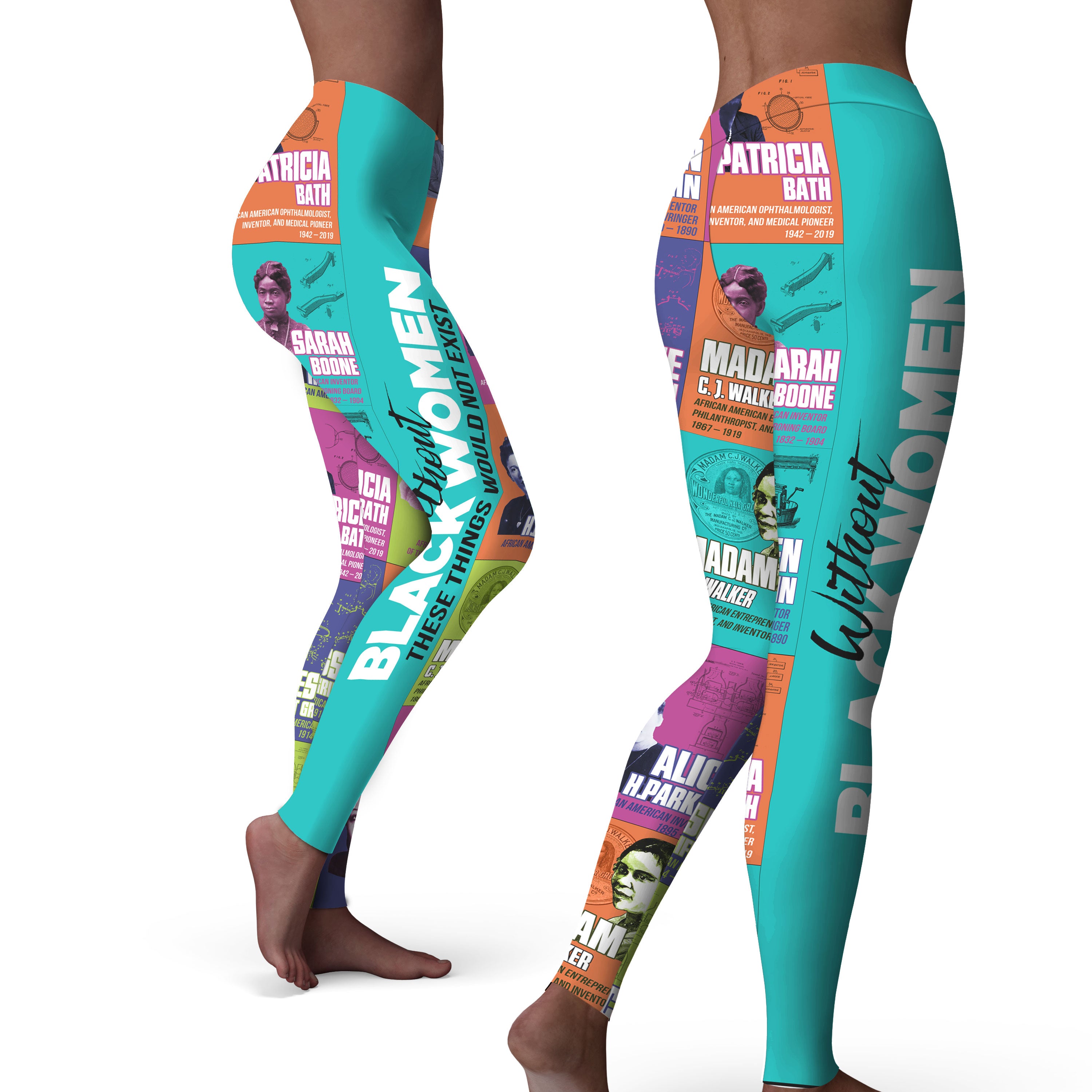 Black Woman Leggings