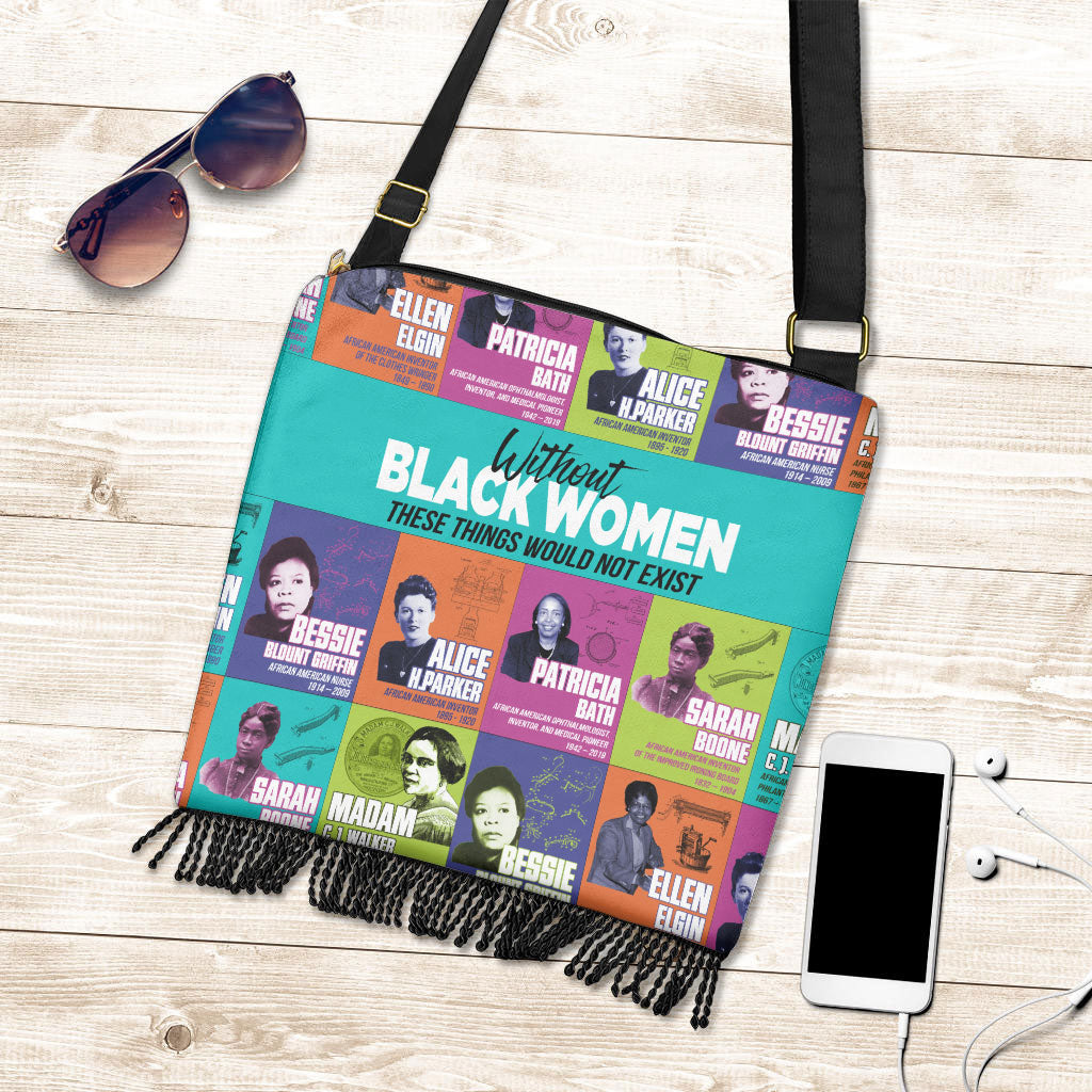 Black Women Boho Handbag
