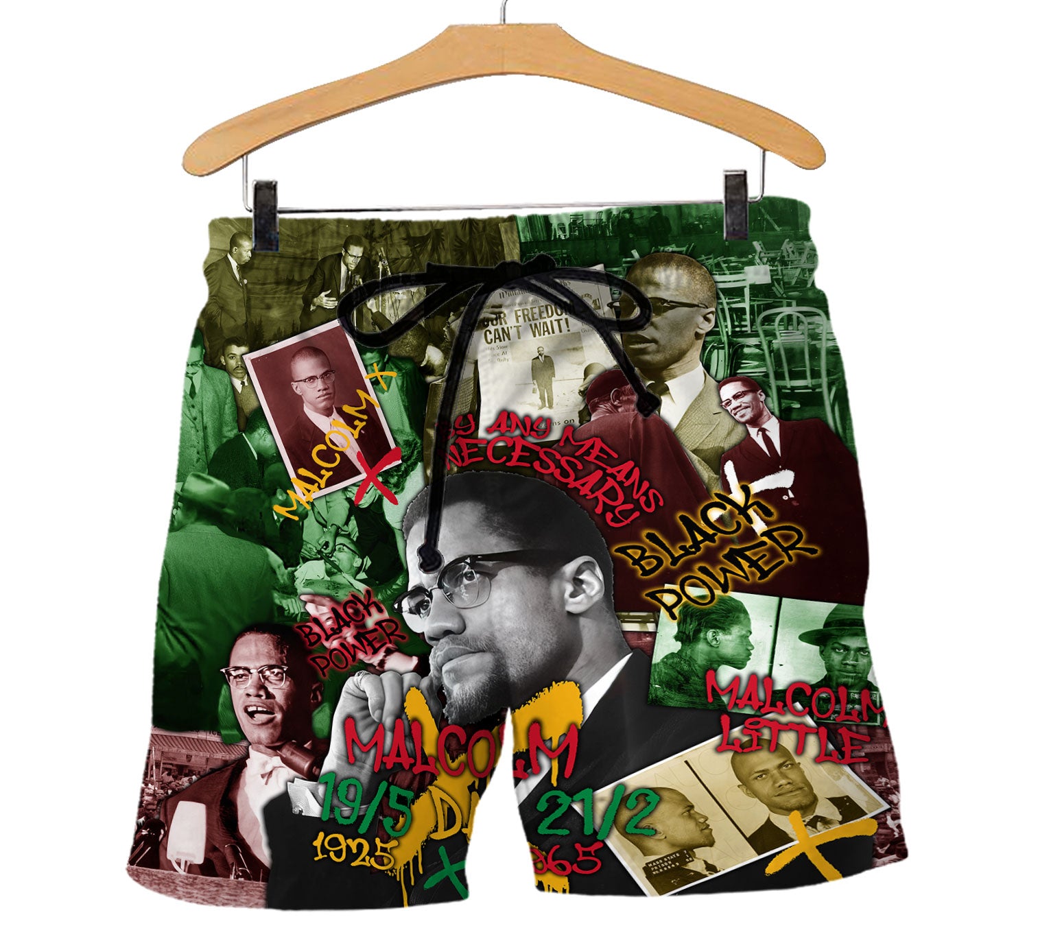 Malcolm X Men Shorts