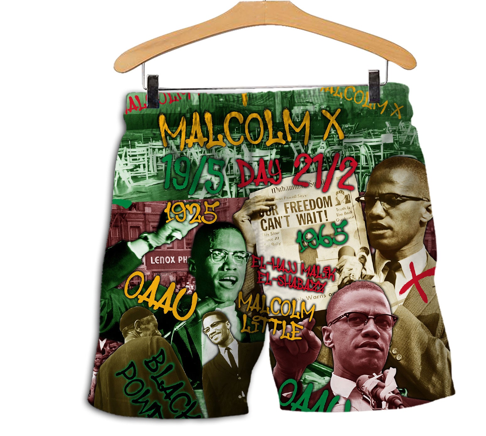 Malcolm X Men Shorts
