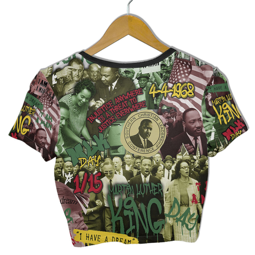 Martin Luther King Croptop T Shirt