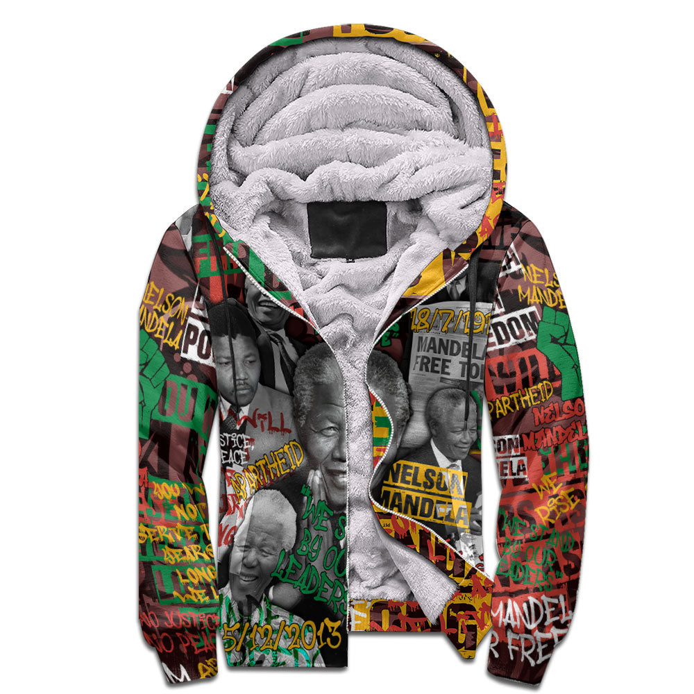 Nelson Mandela Sherpa Hoodie