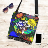 Never Apologize For Boho Handbag