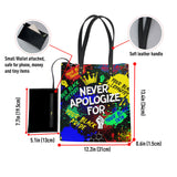 Never Apologize For Leather Ordinary Tote Bag