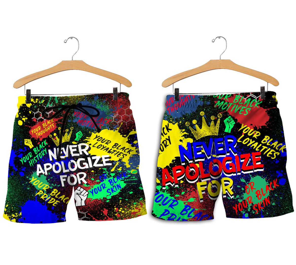 Never Apologize For Men Shorts