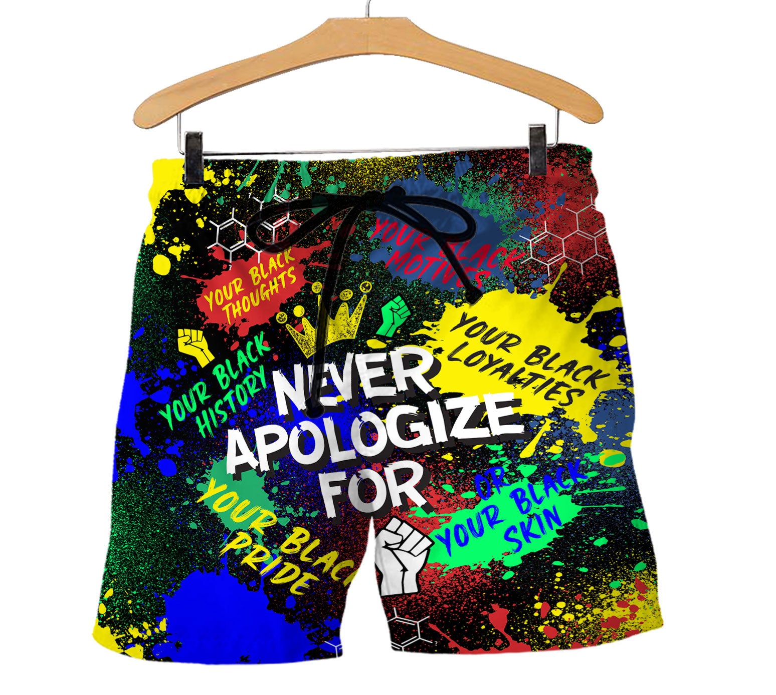 Never Apologize For Men Shorts