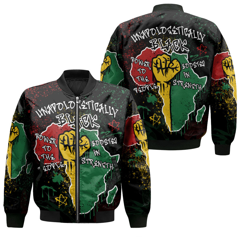 Power in Our Roots Bomber Jacket