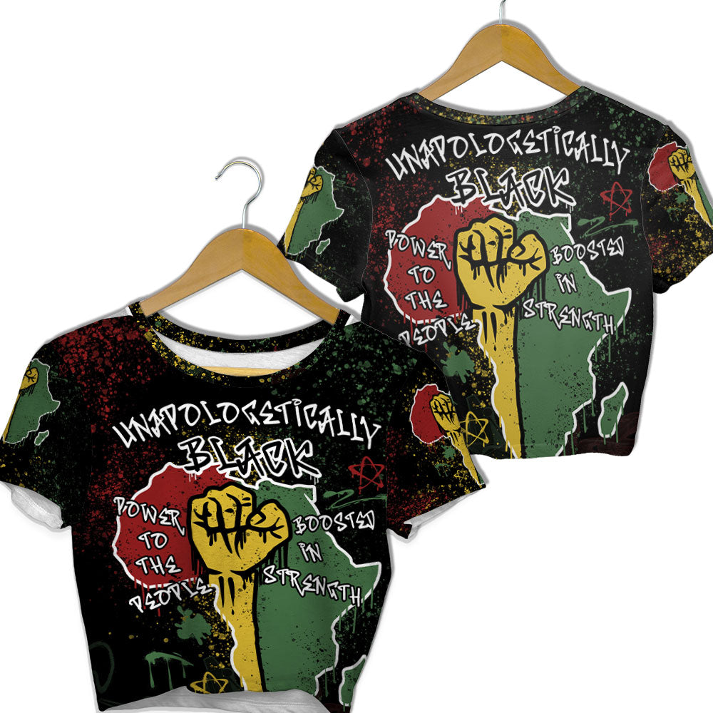 Power in Our Roots Croptop T Shirt
