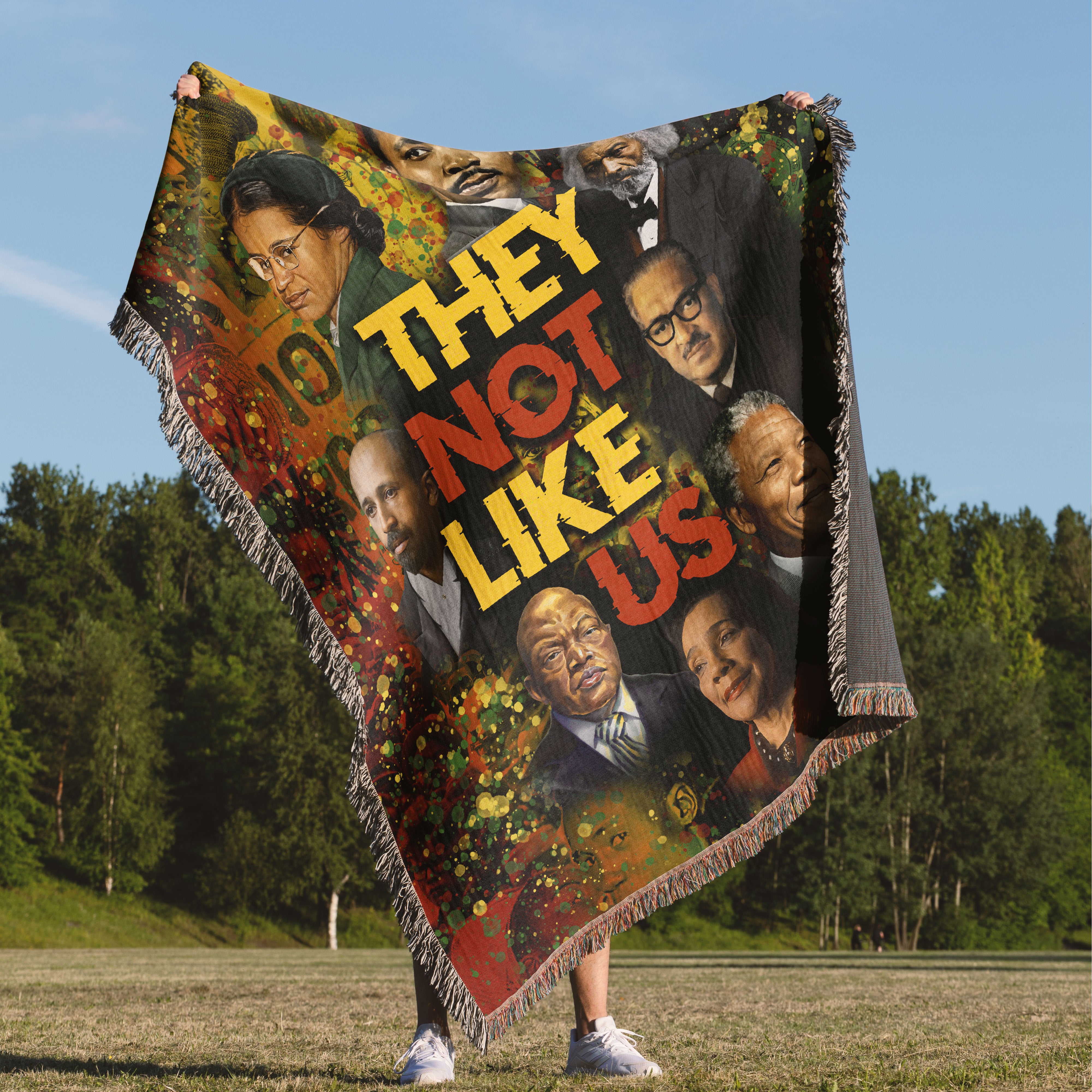 TNLU Jacquard Woven Blanket