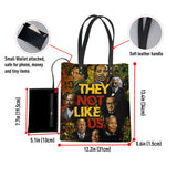 TNLU Leather Ordinary Tote Bag