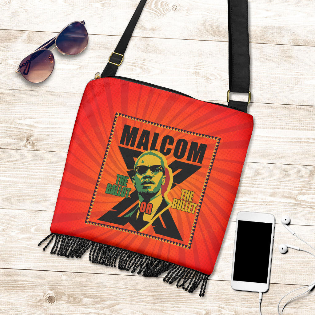 The Ballot Or The Bullet Boho Handbag
