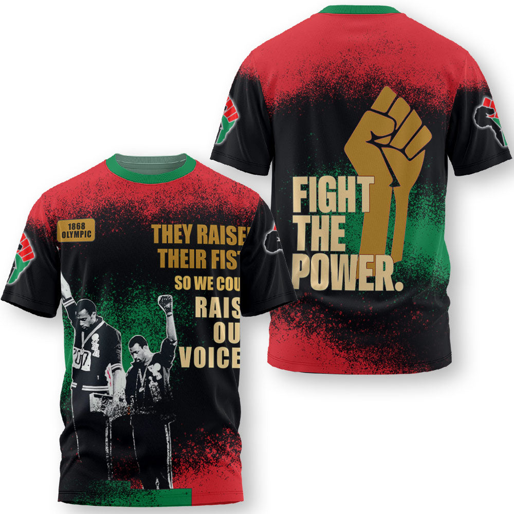 They Raised Their Fists T Shirt